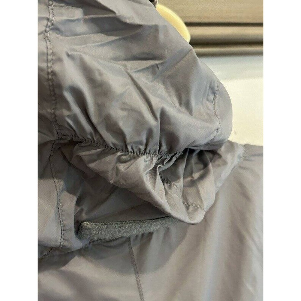 K-Way Acurx'14 Thin Shell Nylon Windbreaker Jacket Packable Lined Tech Gray 1X - Picture 9 of 15